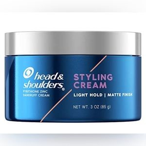 3pk of Anti-Dandruff Styling Hair Cream for Men, Light Hold, Matte Finish